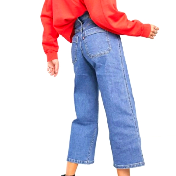 Nwt Mile high sz 28 cropped wide leg jeans - Picture 4 of 8